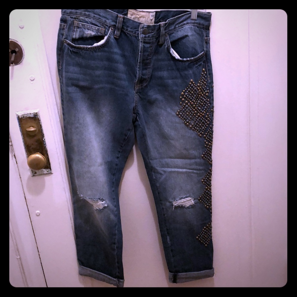 Free People Crop Jeans